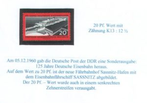 Sondermarke DDR 1960